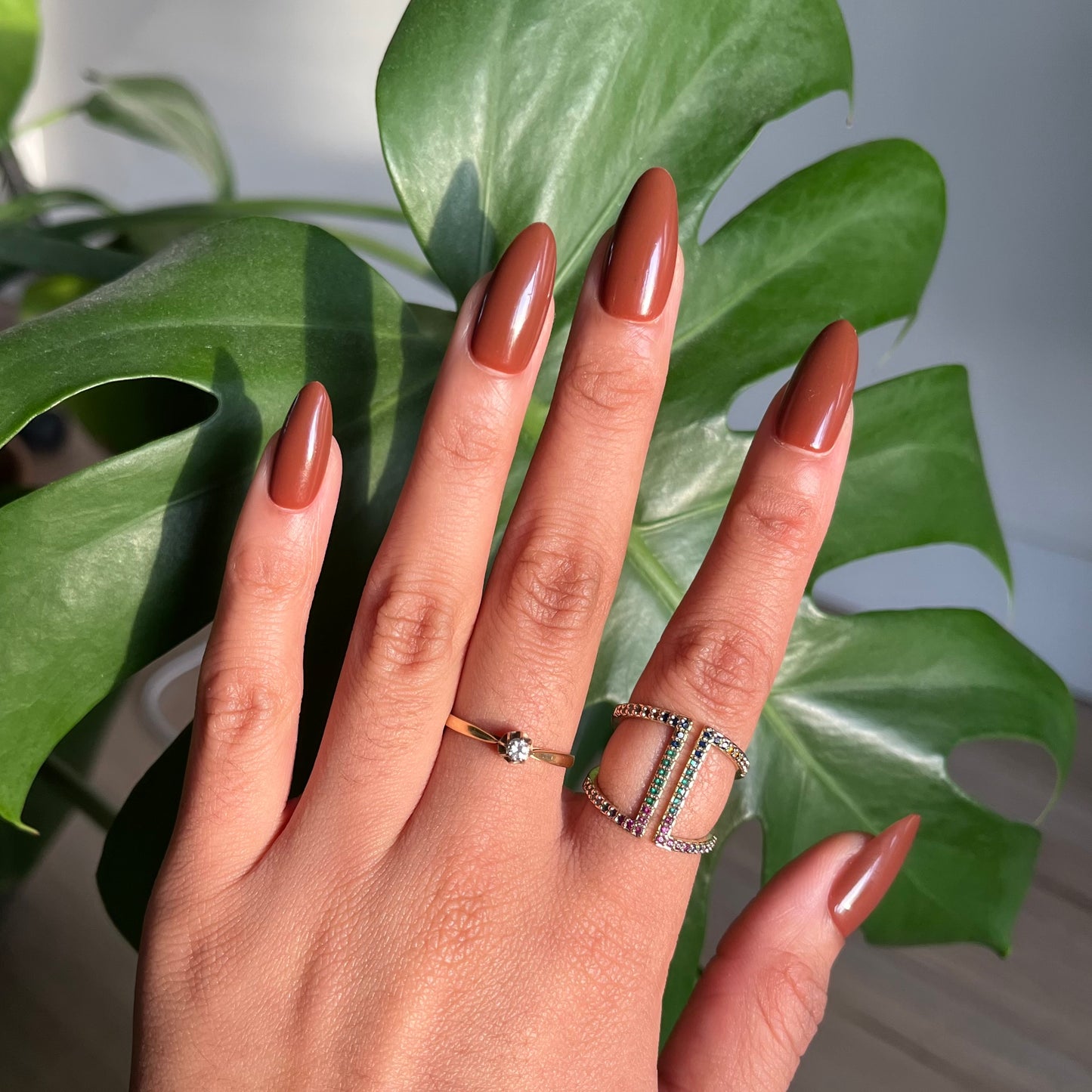 CHOCOLATE COVERED ALMONDS PRESS ON NAILS
