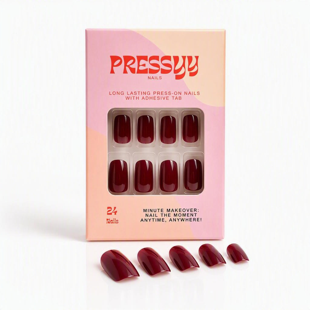 A GLASS OF MERLOT PLEASE PRESS ON NAIL