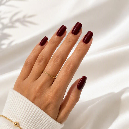 A GLASS OF MERLOT PLEASE PRESS ON NAIL